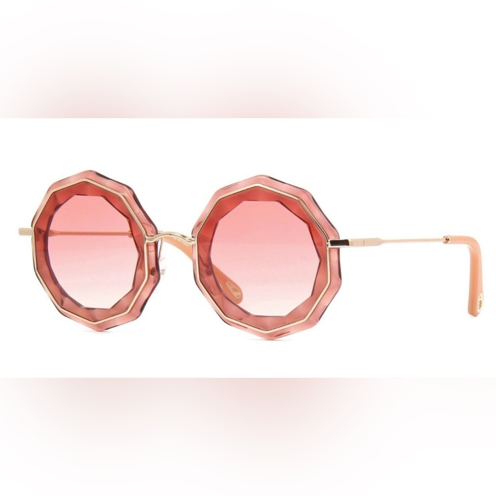 Chloé ROSIE CE160S Transparent Red/Pink Shaded  Sunglasses